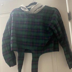 cropped hoodie